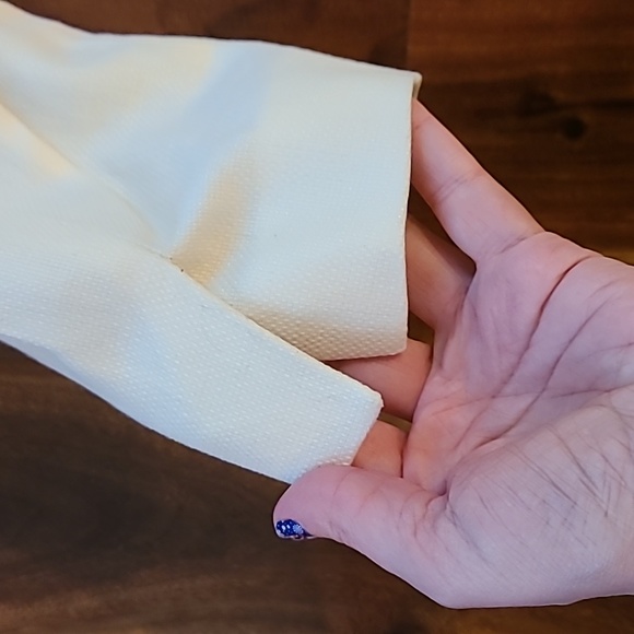 L.K. Bennett Cream June Cropped Blazer Jacket - Picture 14 of 14